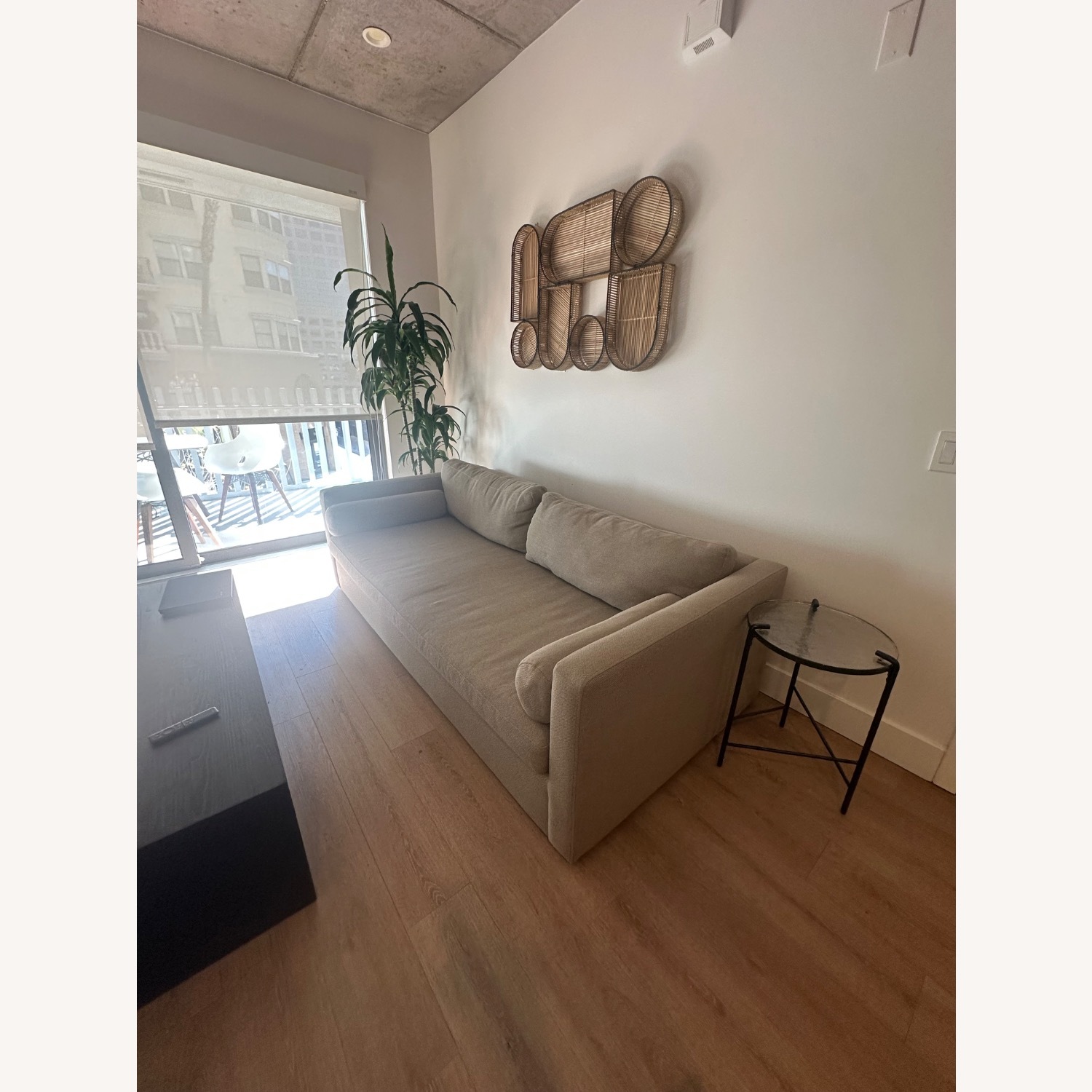 Crate & Barrel Aris Natural 3+ Seater Sofa - image-3