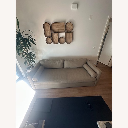 Used Crate & Barrel Aris Natural 3+ Seater Sofa for sale on AptDeco