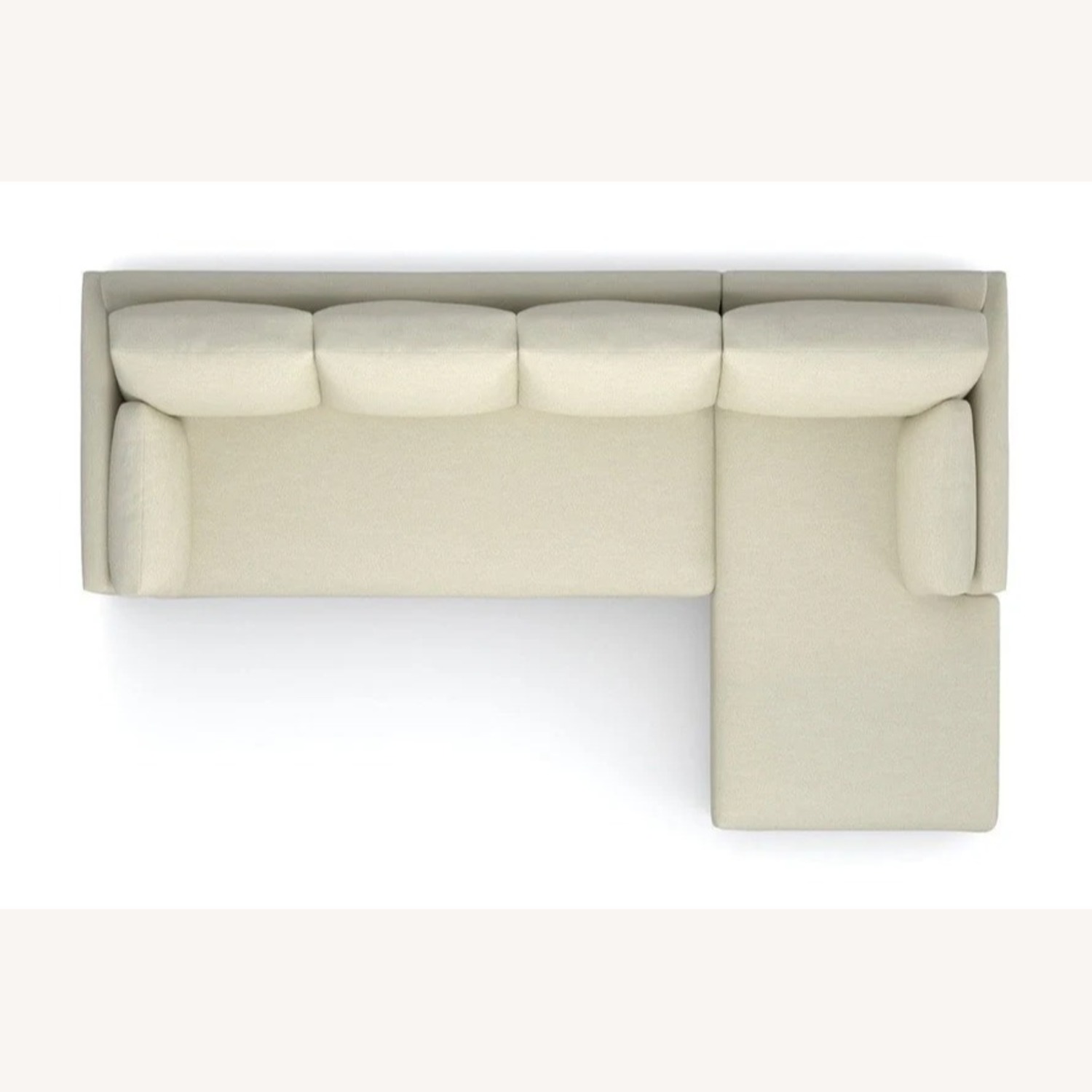 Apt2b Avalon White Fabric 2 Piece Sectional - image-4