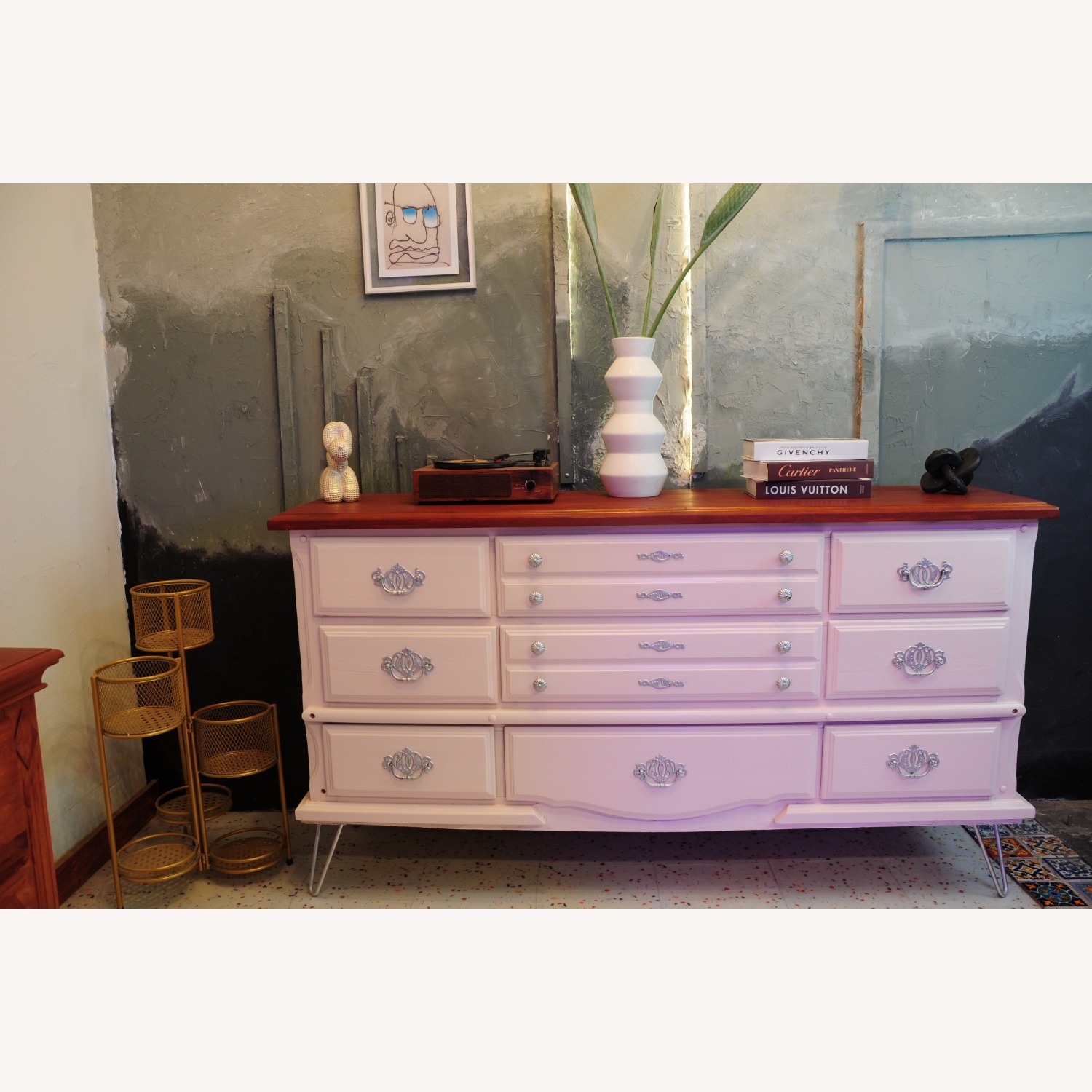 Custom Handcrafted MCM Dresser (USB-C POWER) - image-4