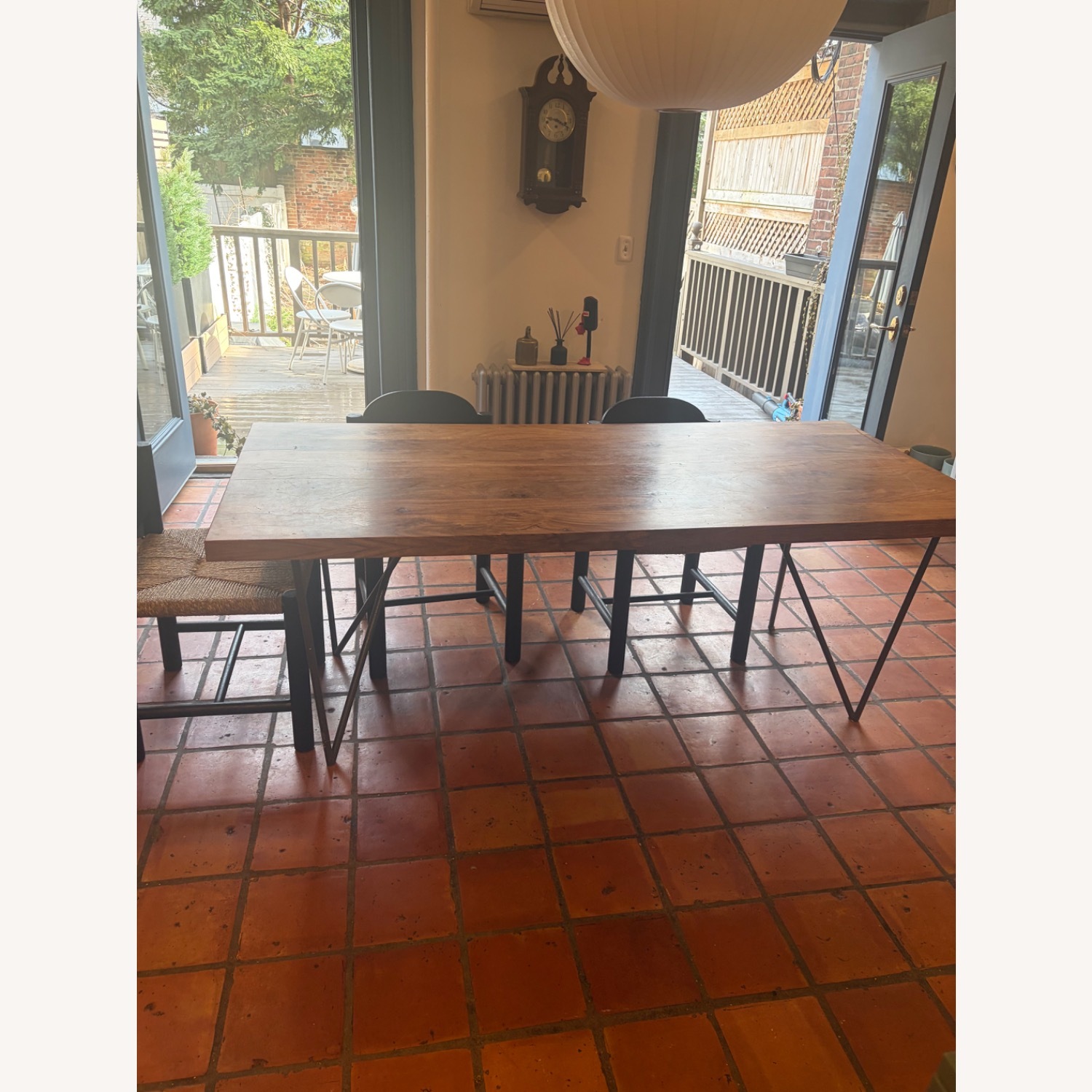 CB2 Dylan Dark Brown Wood Dining Table - image-2