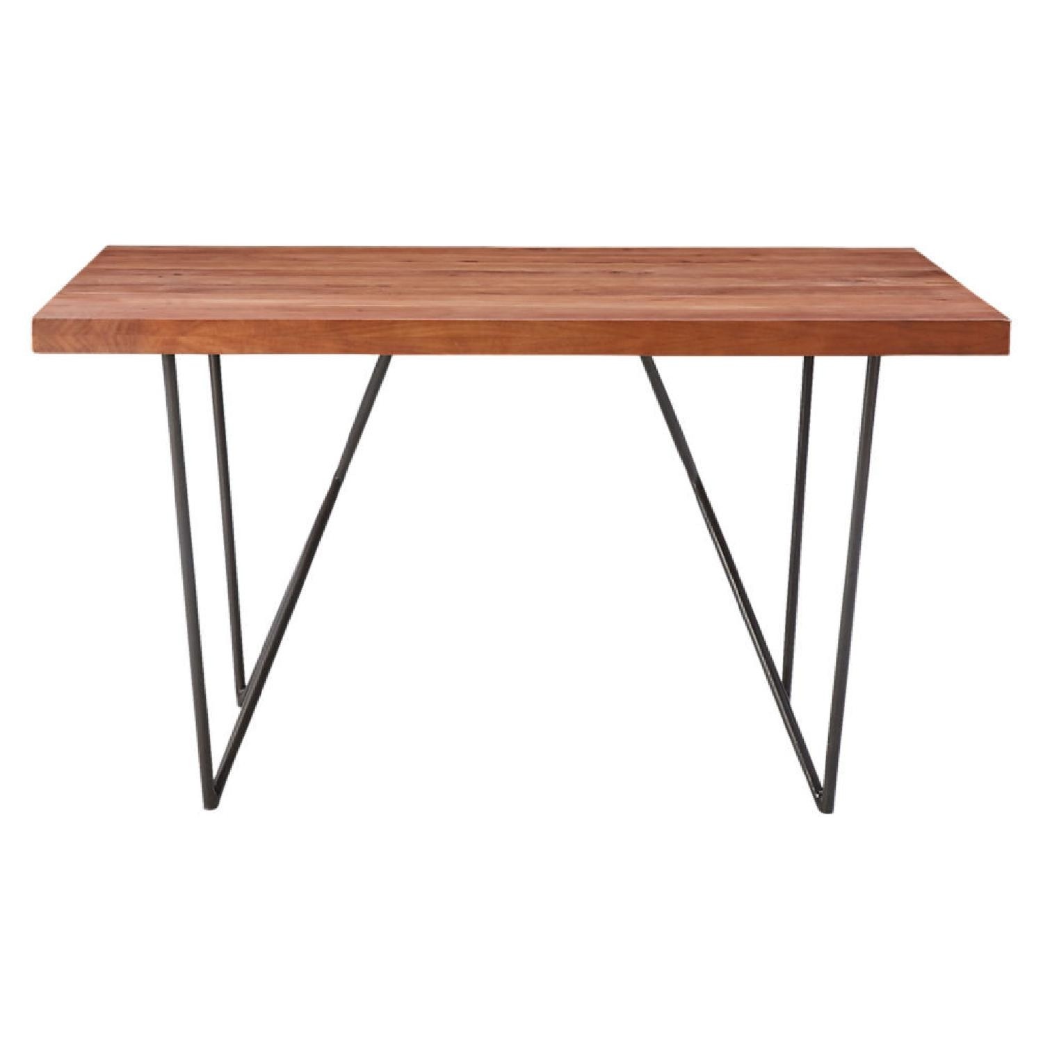 CB2 Dylan Dark Brown Wood Dining Table - image-5