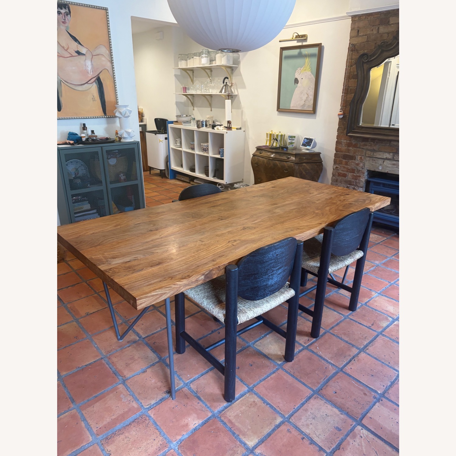 CB2 Dylan Dark Brown Wood Dining Table - image-4