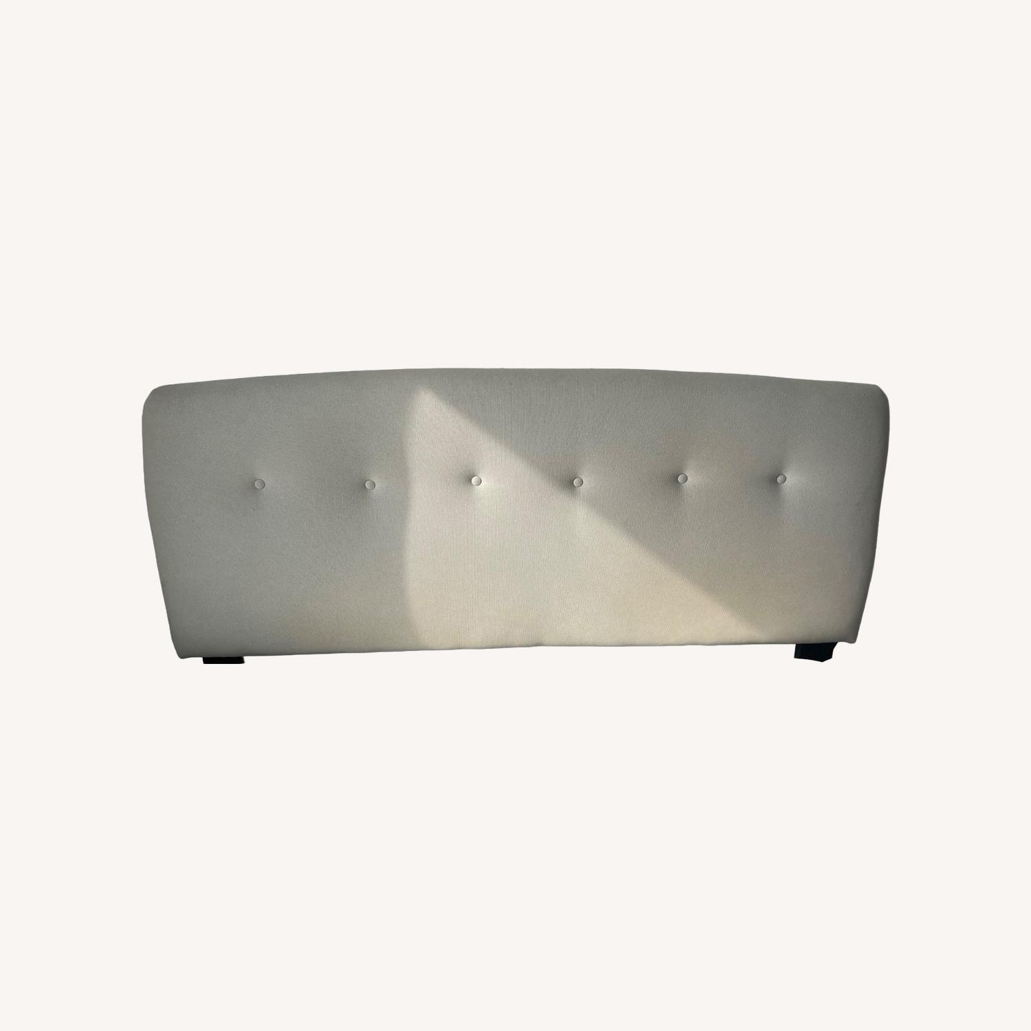 West Elm Pascale Organic Canvas Headboard - image-0