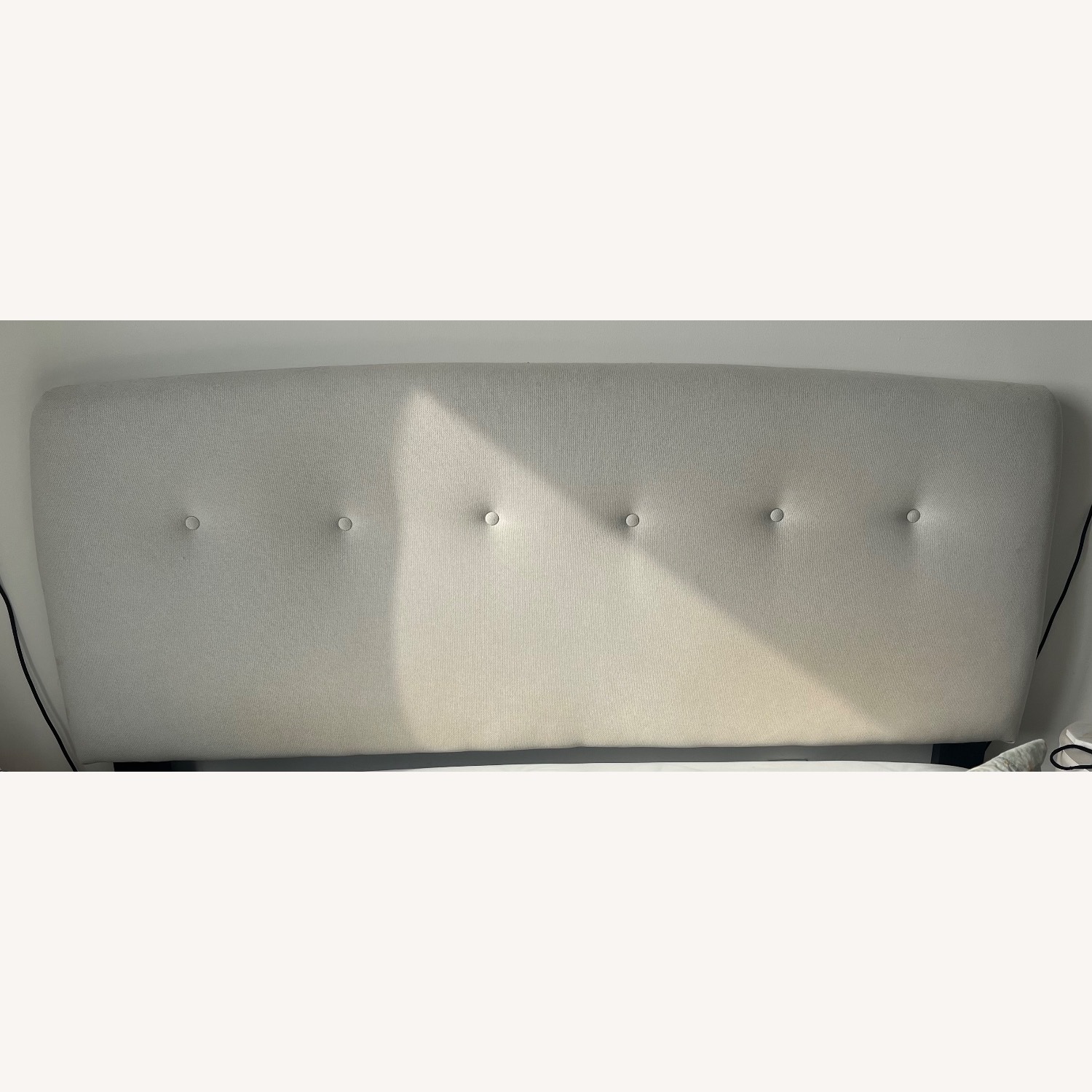 West Elm Pascale Organic Canvas Headboard - image-1