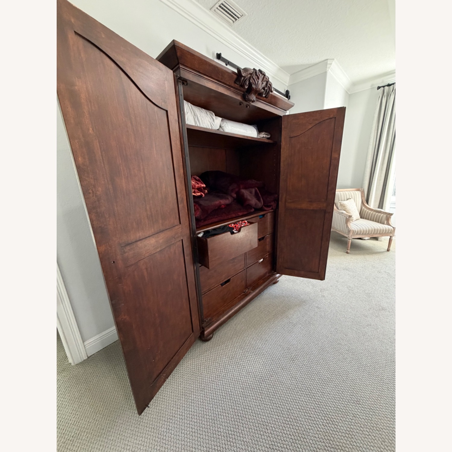 Hooker Armoire - Mahogany  - image-2