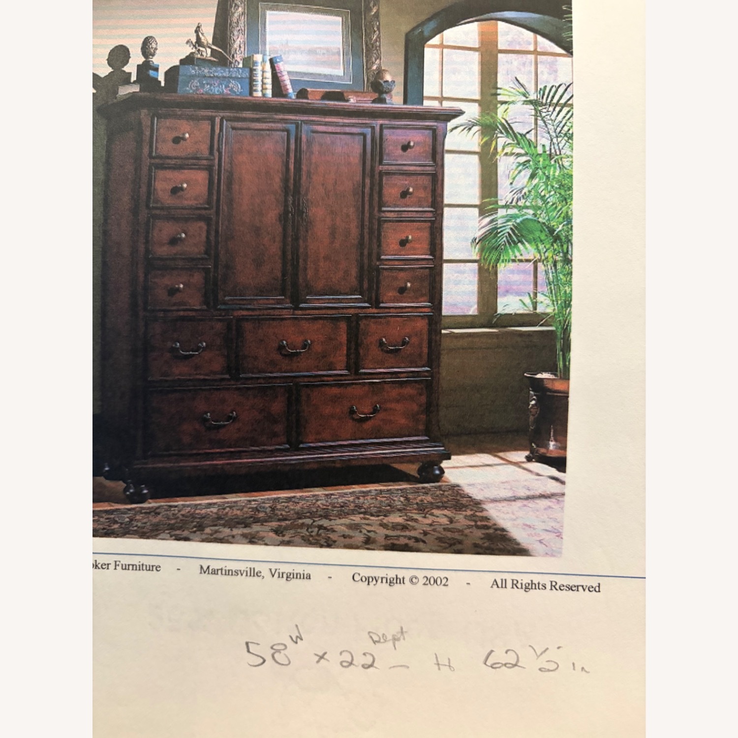 Hooker Armoire - Mahogany  - image-3