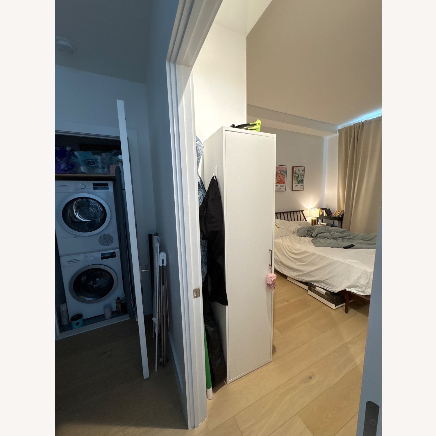 IKEA White Wood Cabinet - image-2