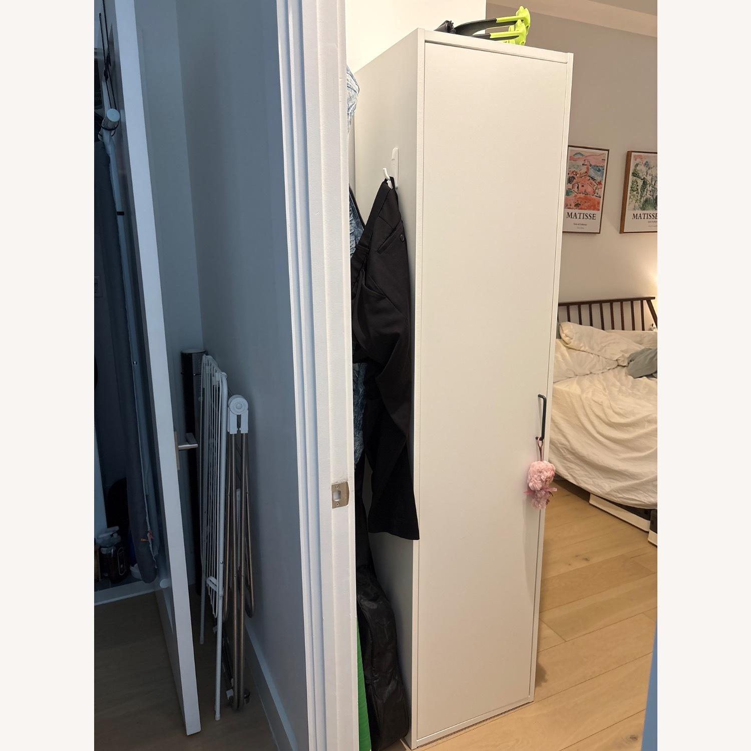 IKEA White Wood Cabinet - image-1