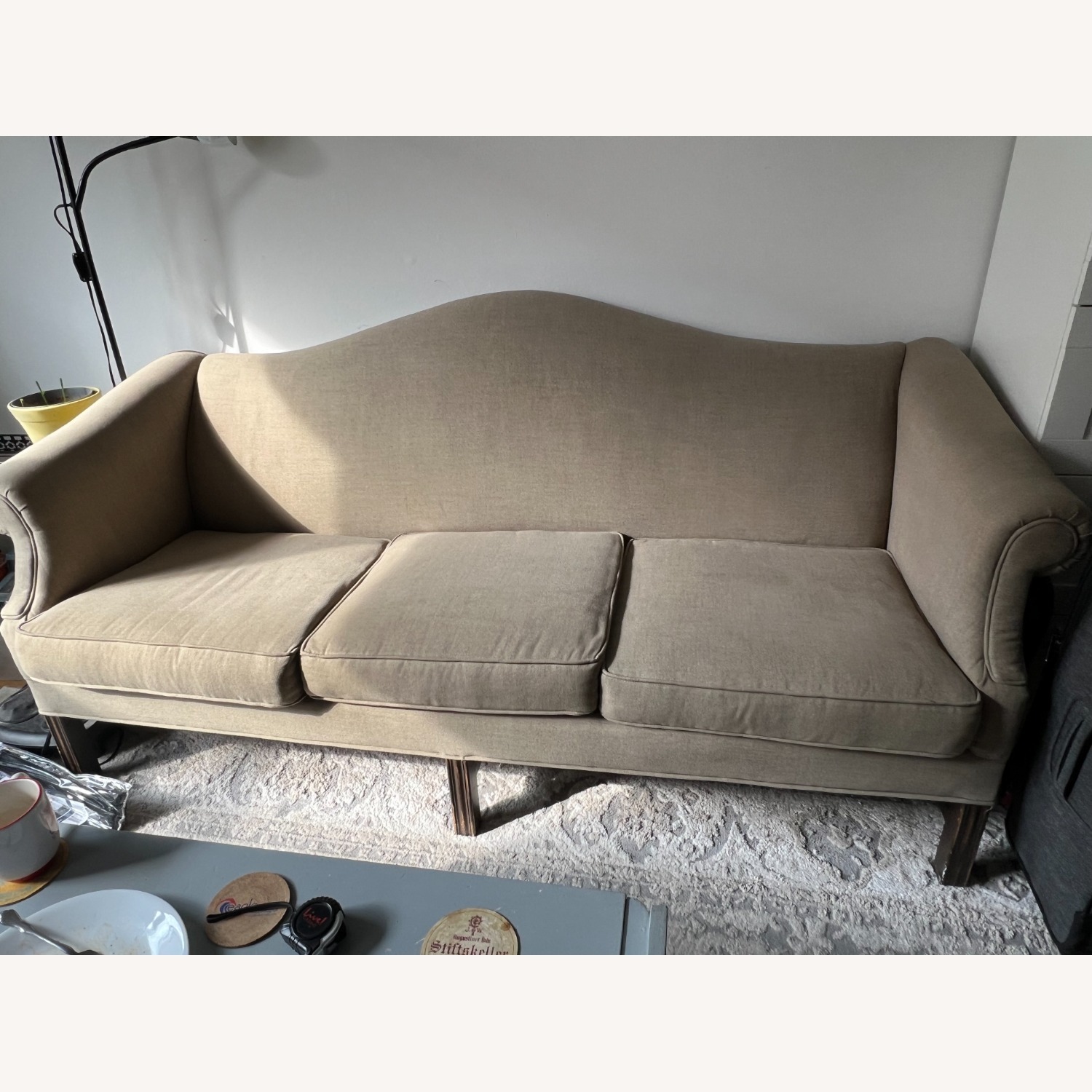 Vintage/Antique Finds Light Brown 3+ Seater Sofa - image-6