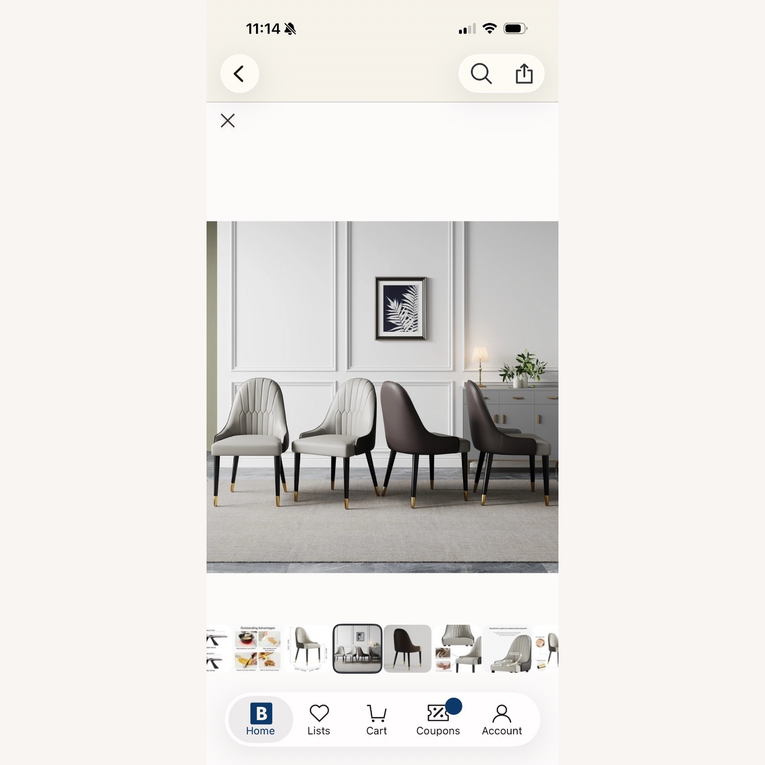 Light Gray Sintered Stone Dining Set With 8 Chairs - image-6