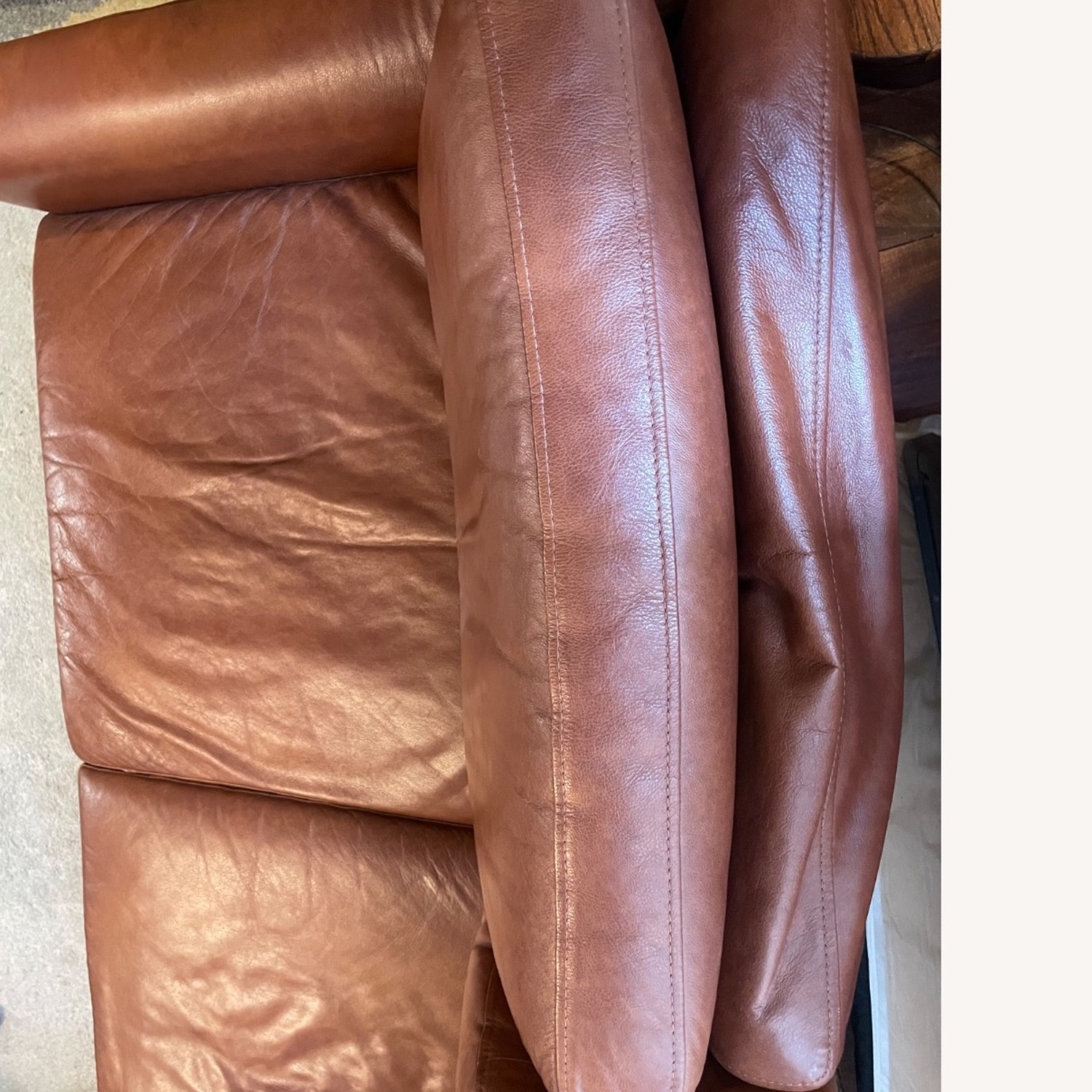 Burrow Nomad Dark Brown Leather 2 Piece Sectional - image-5