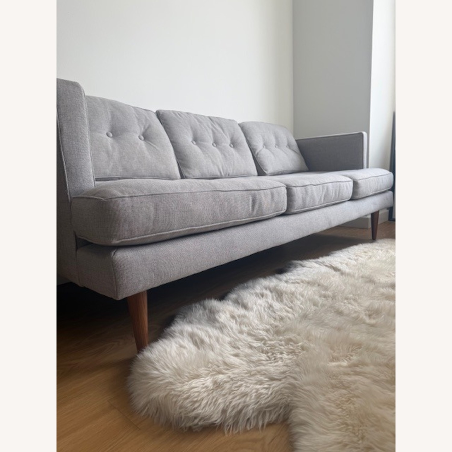 West Elm Peggy Mid-Century 79.5" Sofa - image-3