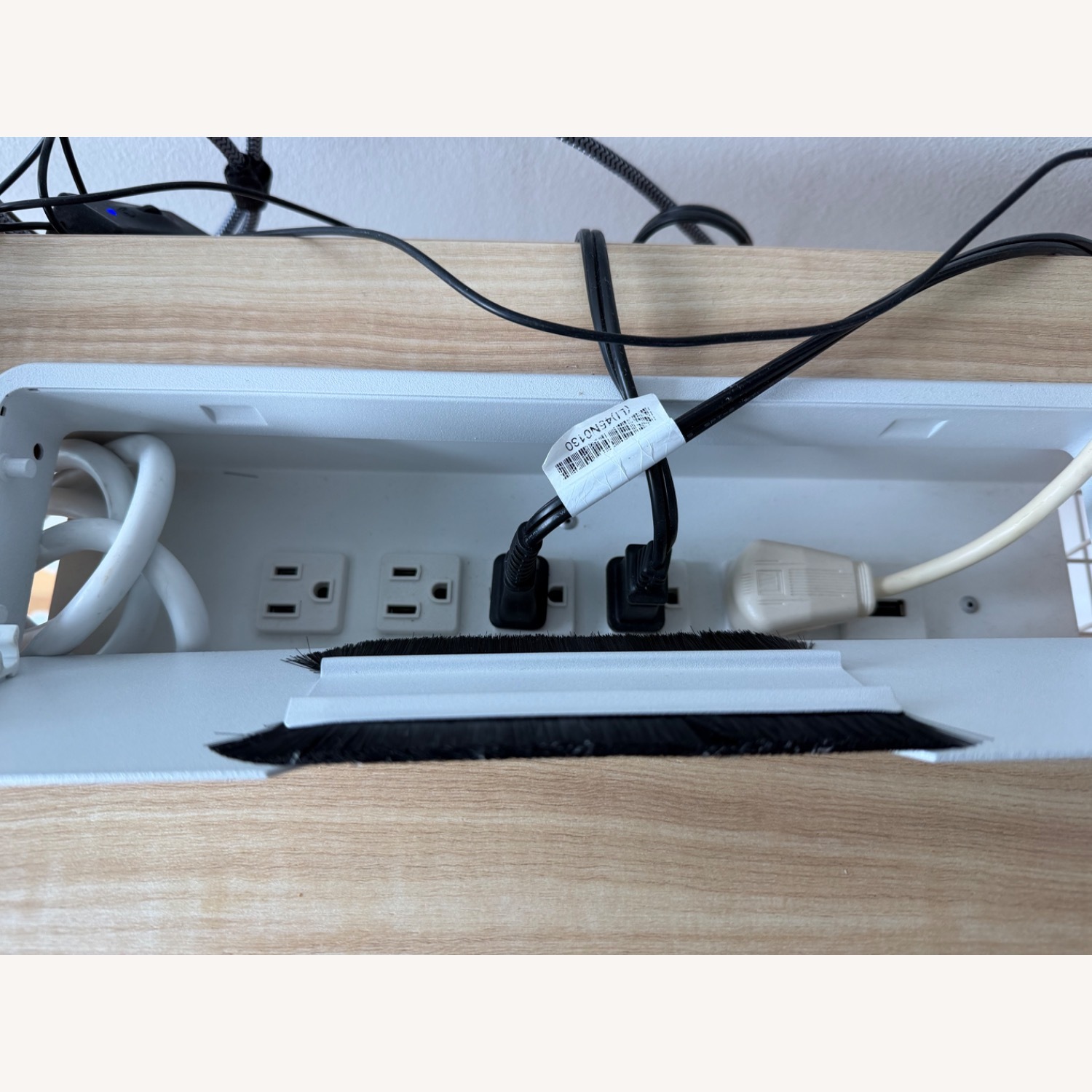 Branch Duo Standing Desk Natural Wood Desk - image-5