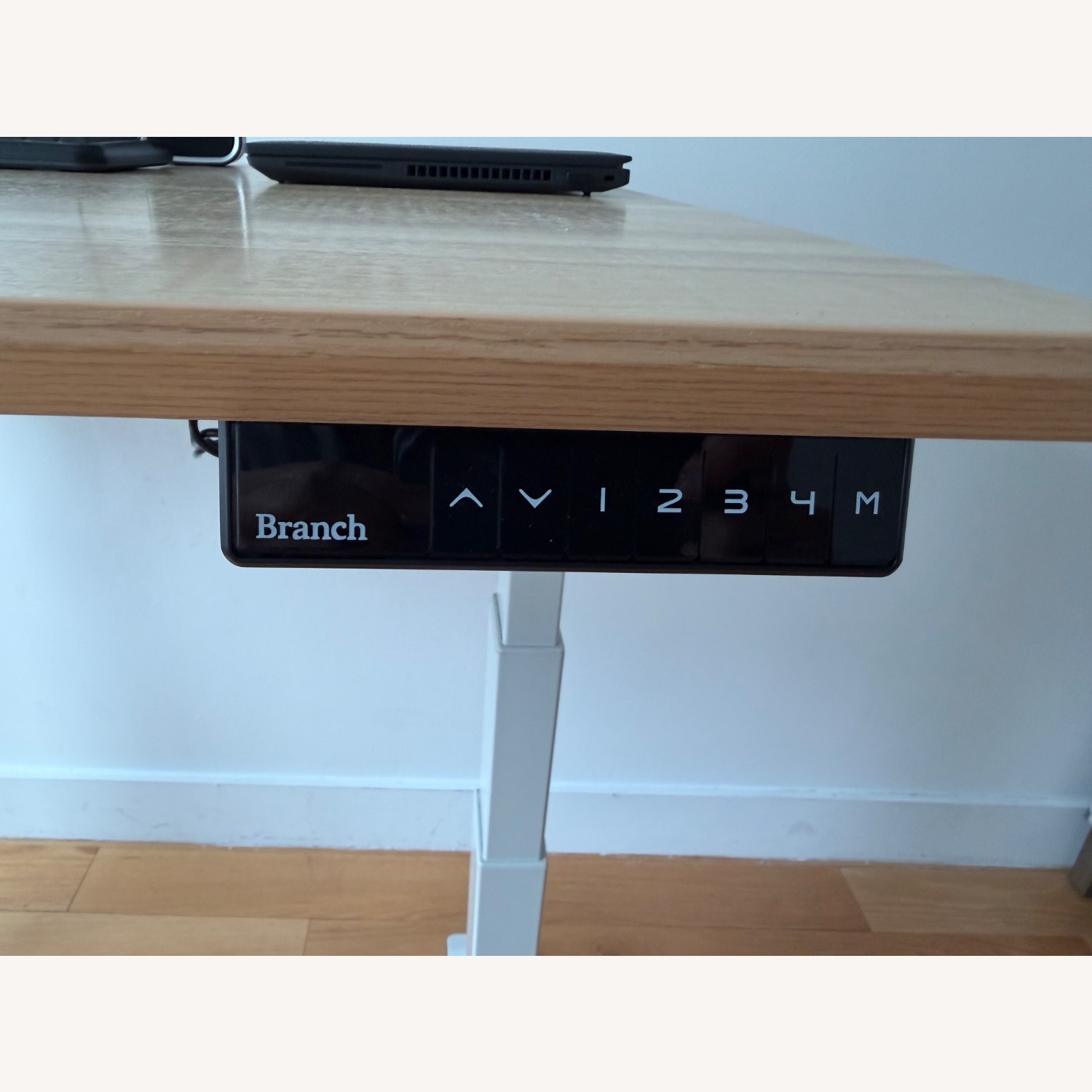 Branch Duo Standing Desk Natural Wood Desk - image-4