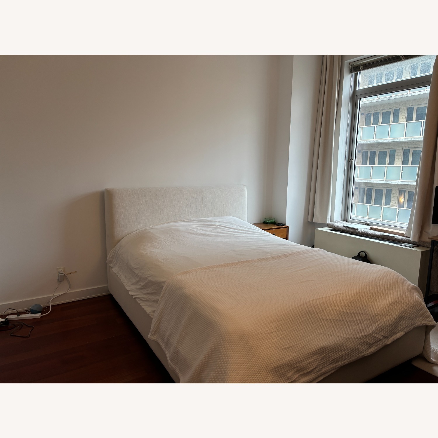 West Elm Haven Underbed Pop-Up Storage Queen Bed - image-1