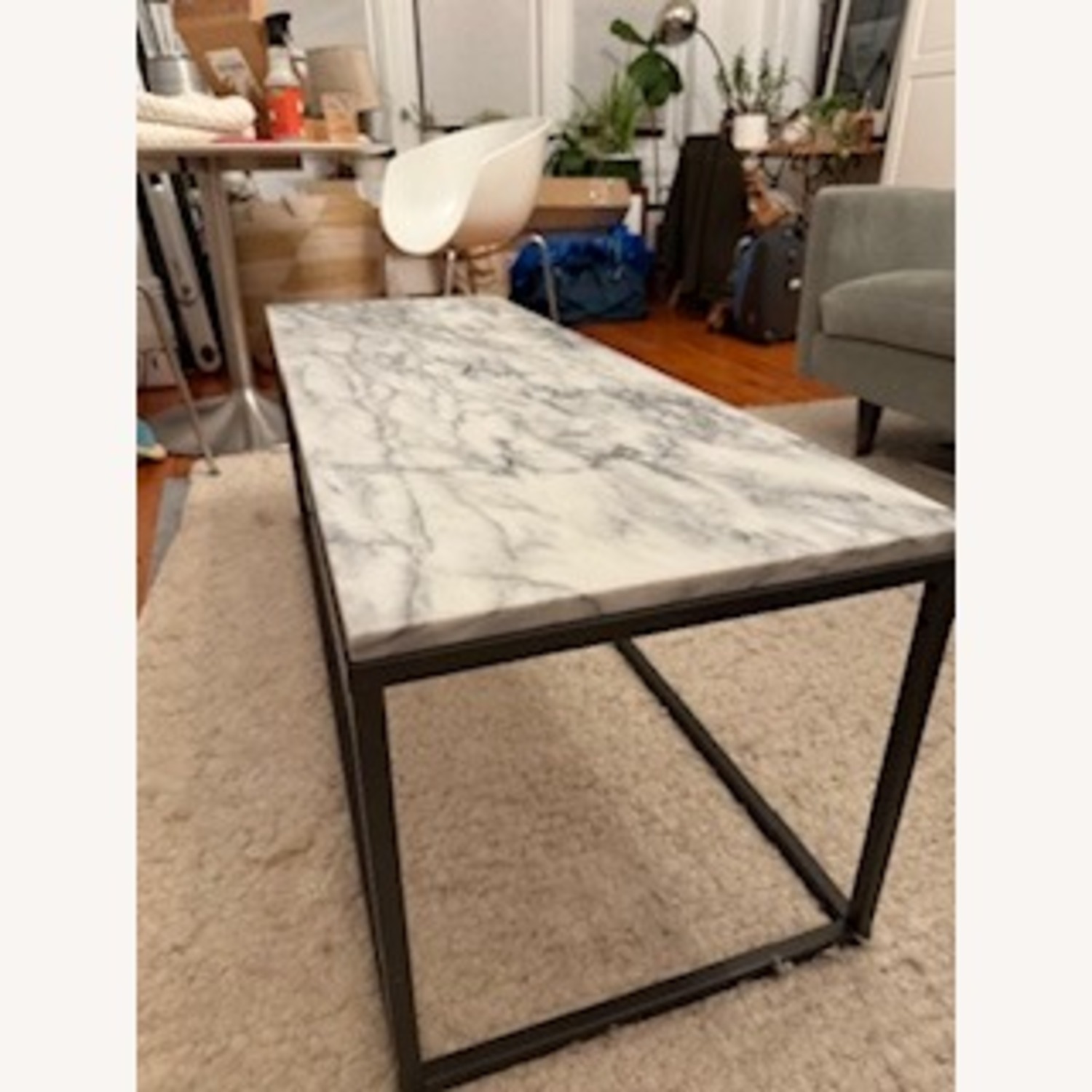 West Elm Streamline Rectangle Coffee Table - image-4