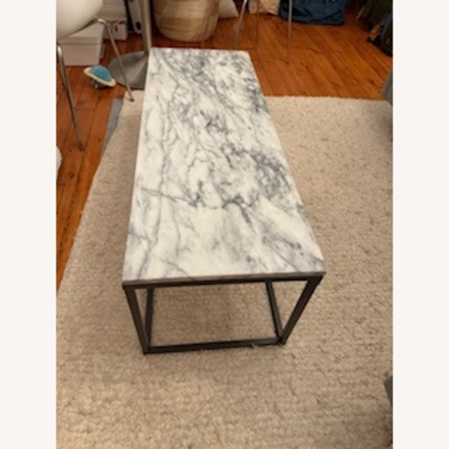 West Elm Streamline Rectangle Coffee Table - image-5