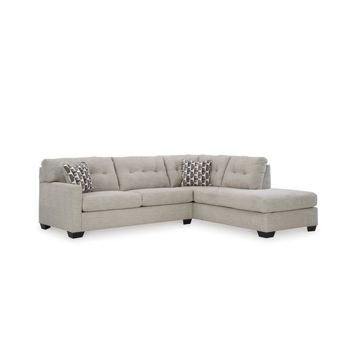 Used Ashley Furniture Natural Fabric 2 Piece Sectional for sale on AptDeco