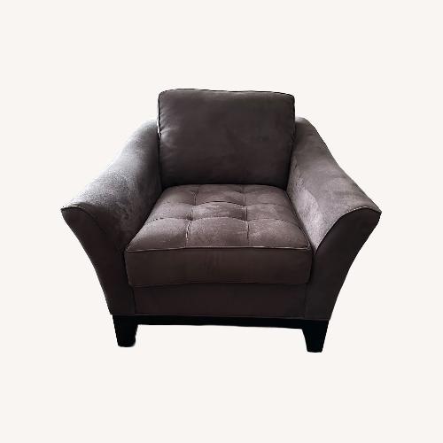 Used Upholstered Accent Chair - Gray for sale on AptDeco