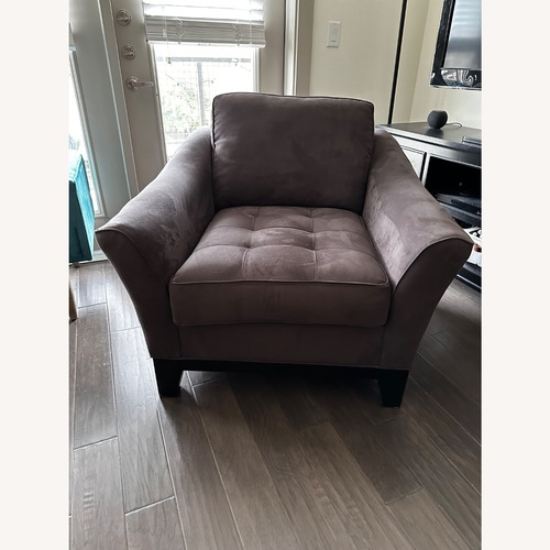 Used Upholstered Accent Chair - Gray for sale on AptDeco