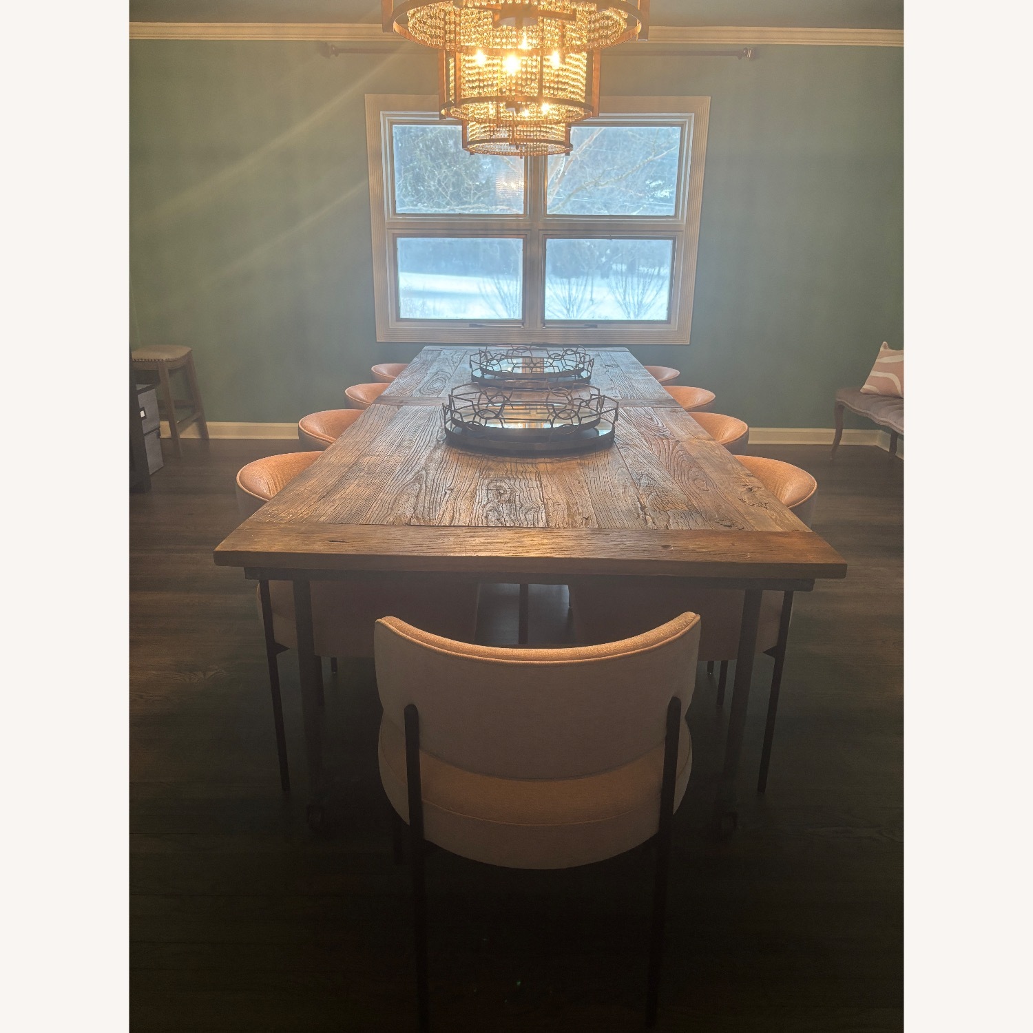 Restoration Hardware Flatiron Dining Table - image-3