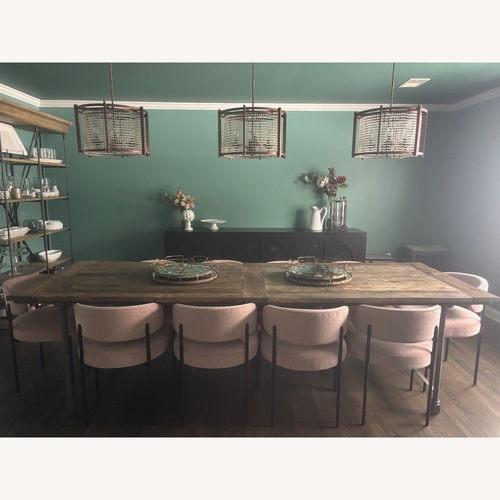Used Restoration Hardware Flatiron Dining Table for sale on AptDeco