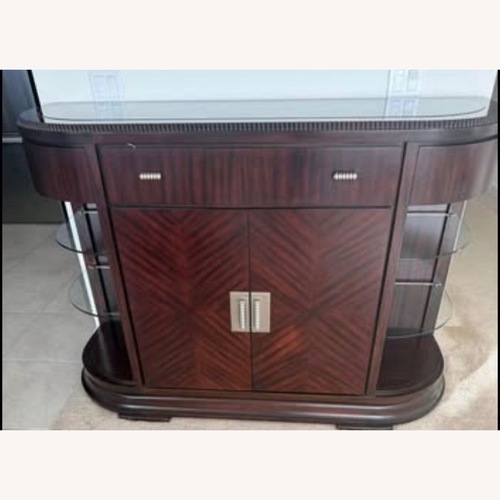 Used One of a kind Art Deco Vitrine Mahogany Sideboad for sale on AptDeco