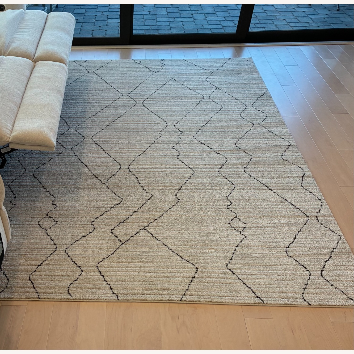 CB2 Moroccan Lattice Geometric Area Rug 8' x 10' - image-2