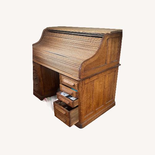 Used Roll Top Oak Desk for sale on AptDeco