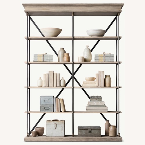 Used Restoration Hardware Natural Wood Wall Unit for sale on AptDeco