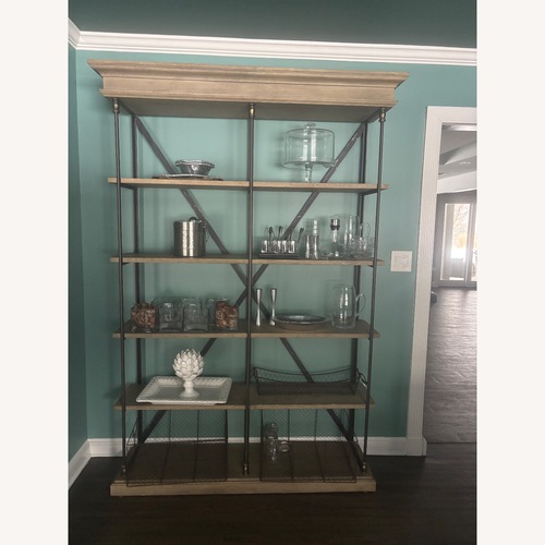 Used Restoration Hardware Natural Wood Wall Unit for sale on AptDeco