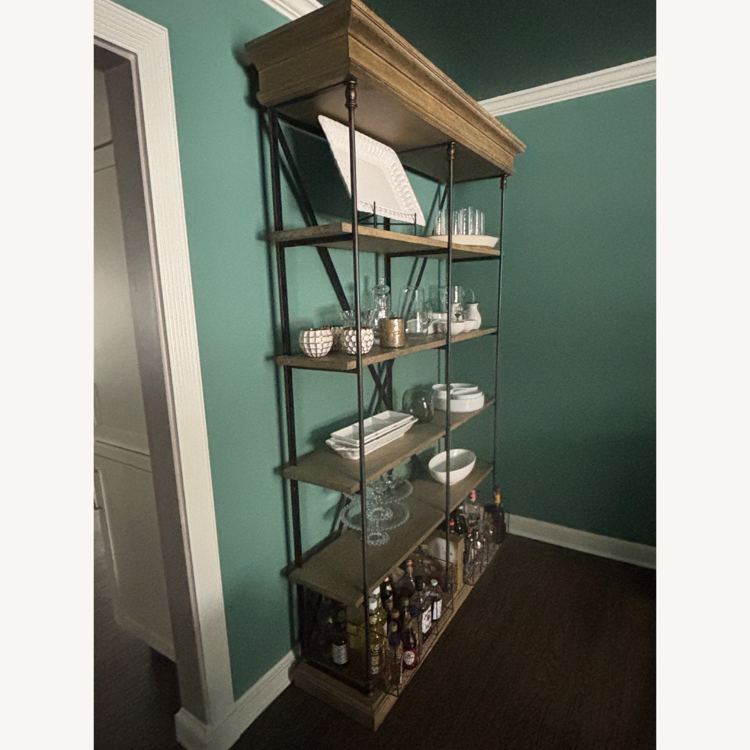 Restoration Hardware Natural Wood Wall Unit - image-5