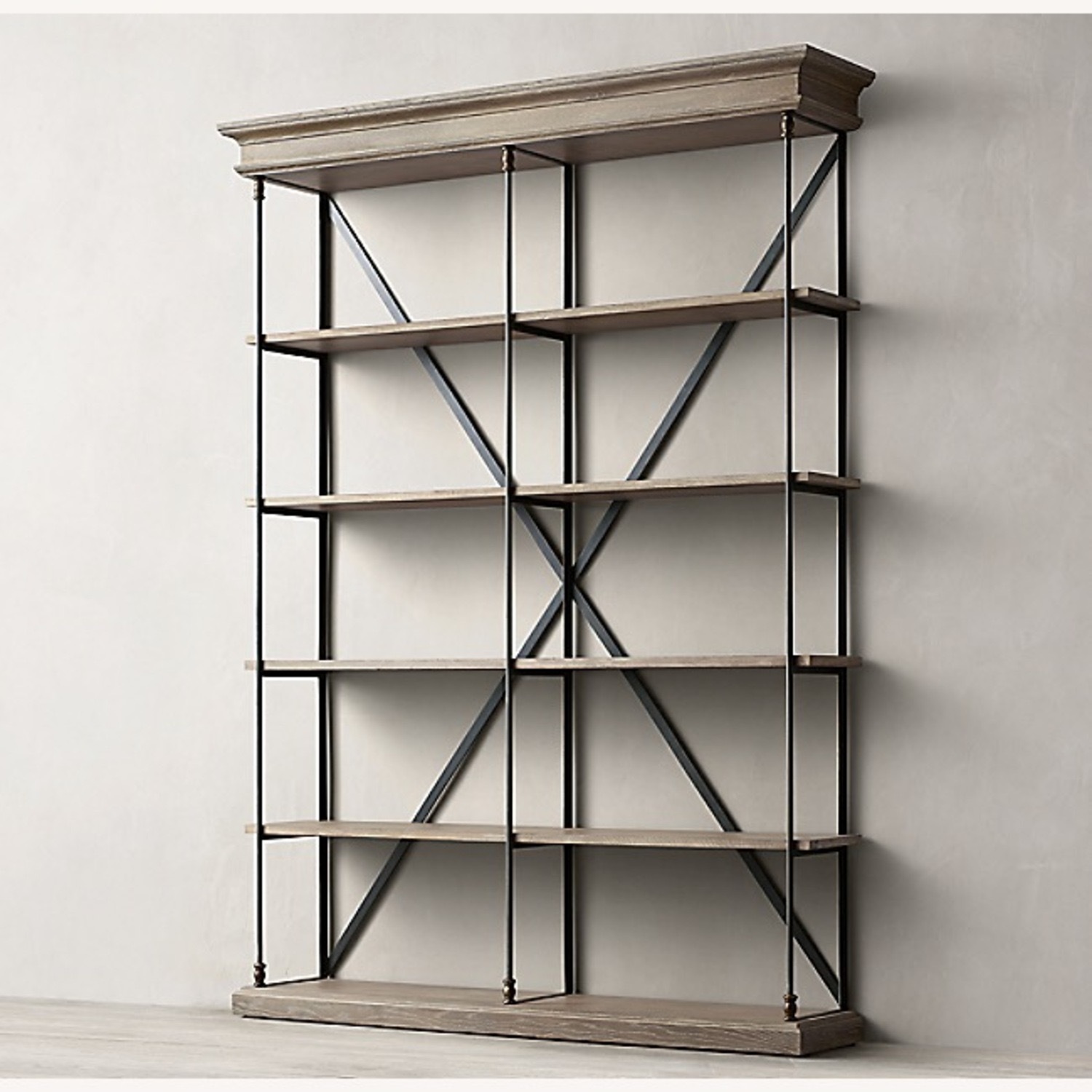 Restoration Hardware Natural Wood Wall Unit - image-2