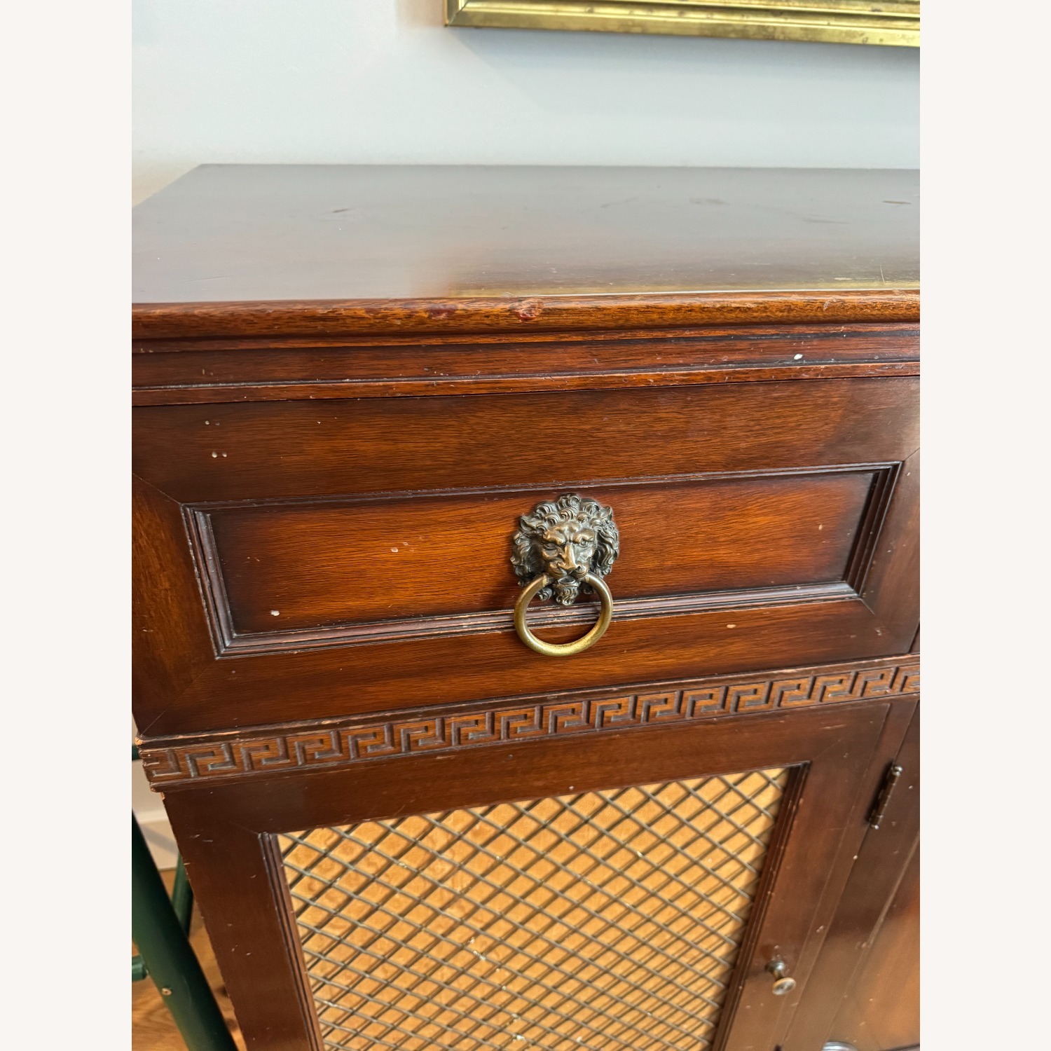 Dark Brown Wood Sideboard - image-9