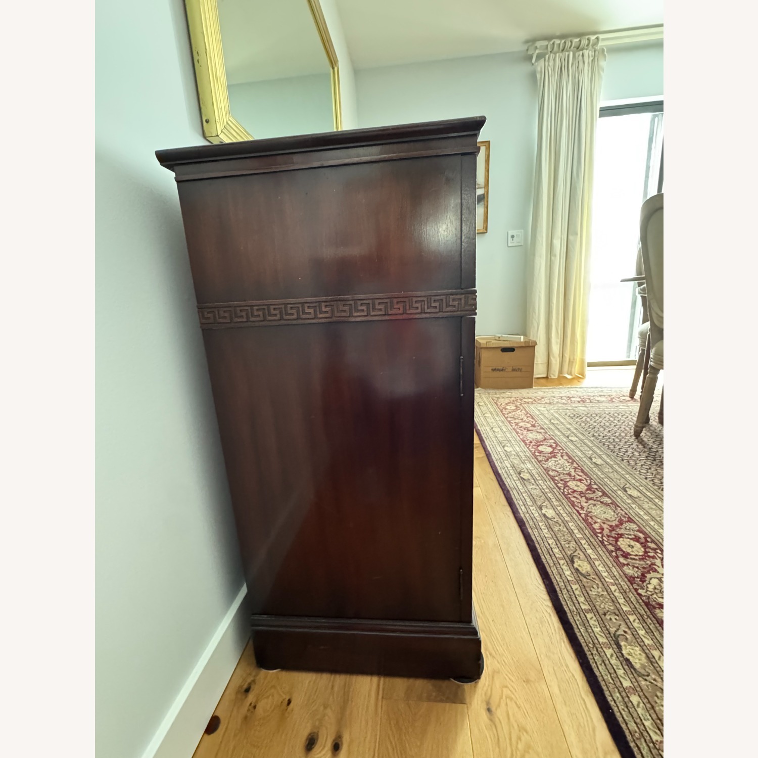 Dark Brown Wood Sideboard - image-4