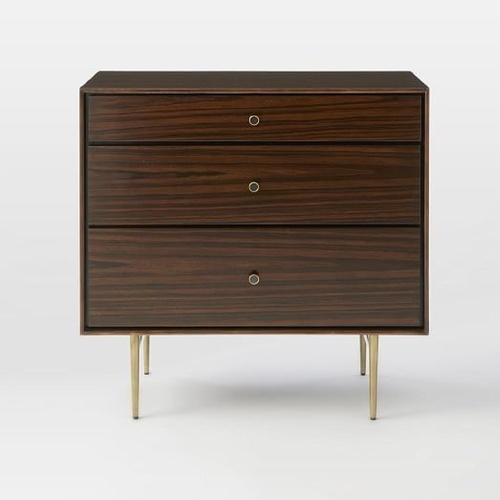 Used West Elm Heston Dark Brown Wood Dresser for sale on AptDeco