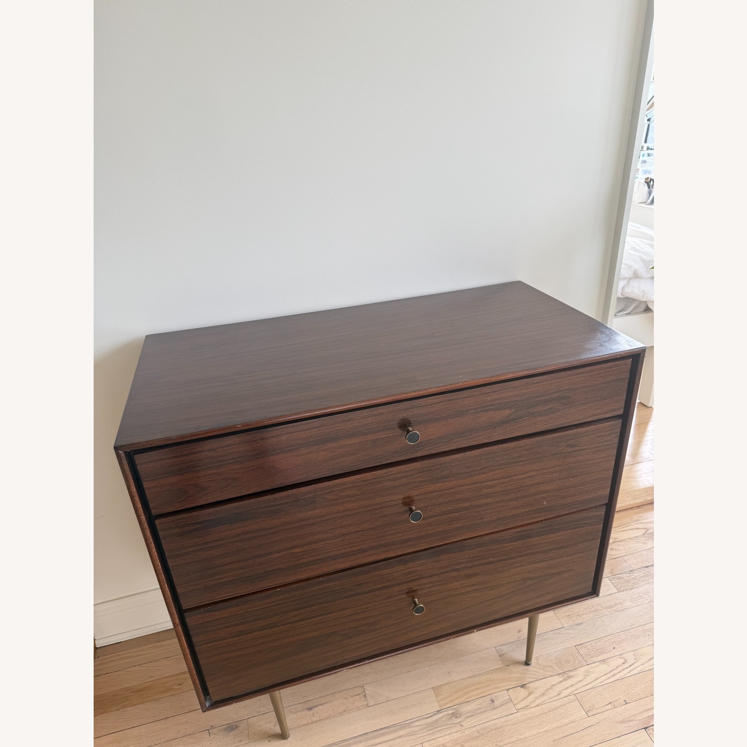 West Elm Heston Dark Brown Wood Dresser - image-4