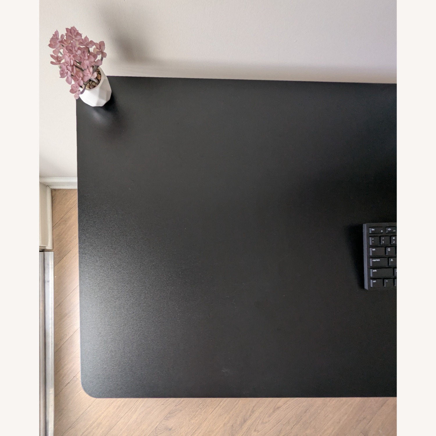 Black Standing Desk, Height Adjustable Electric - image-2