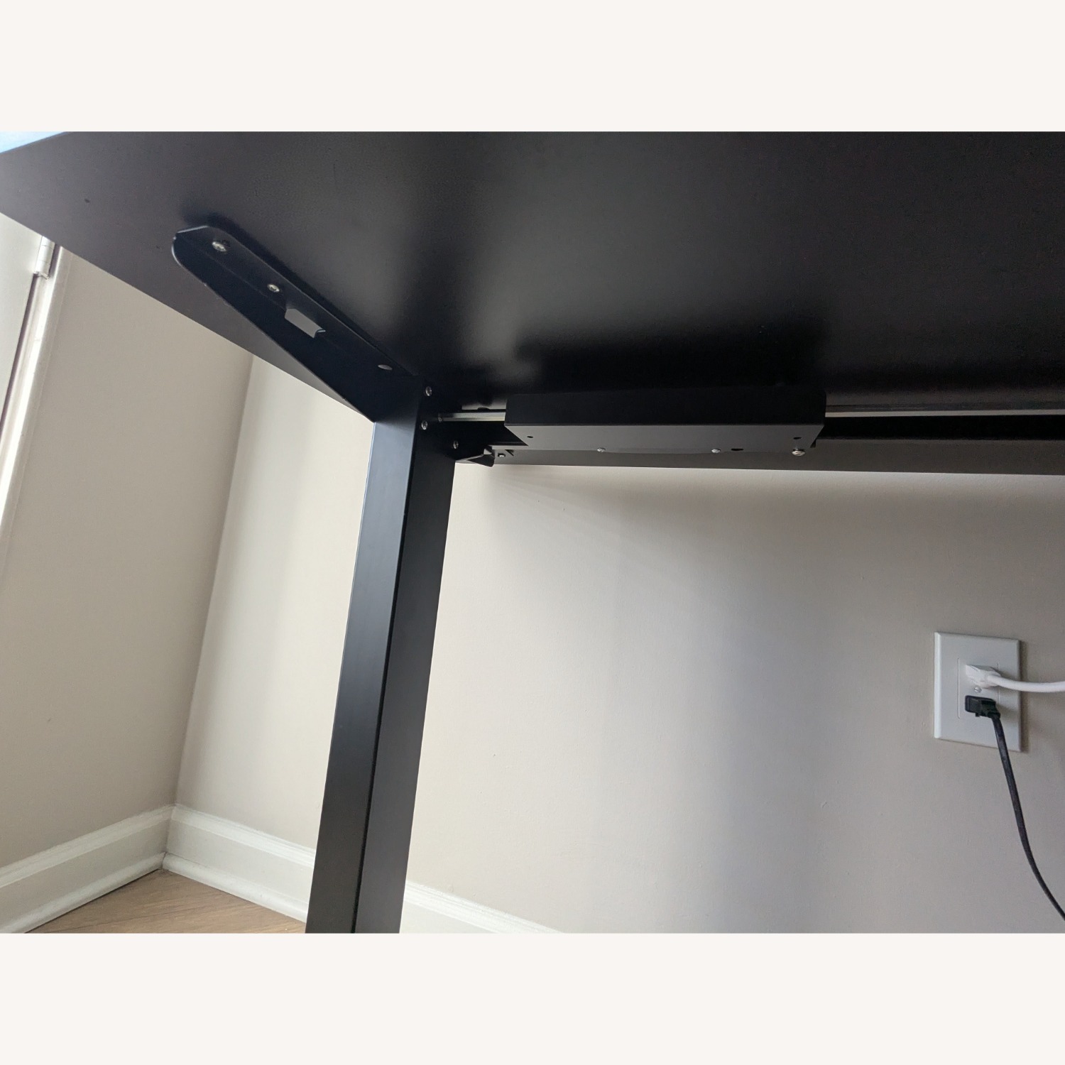 Black Standing Desk, Height Adjustable Electric - image-7