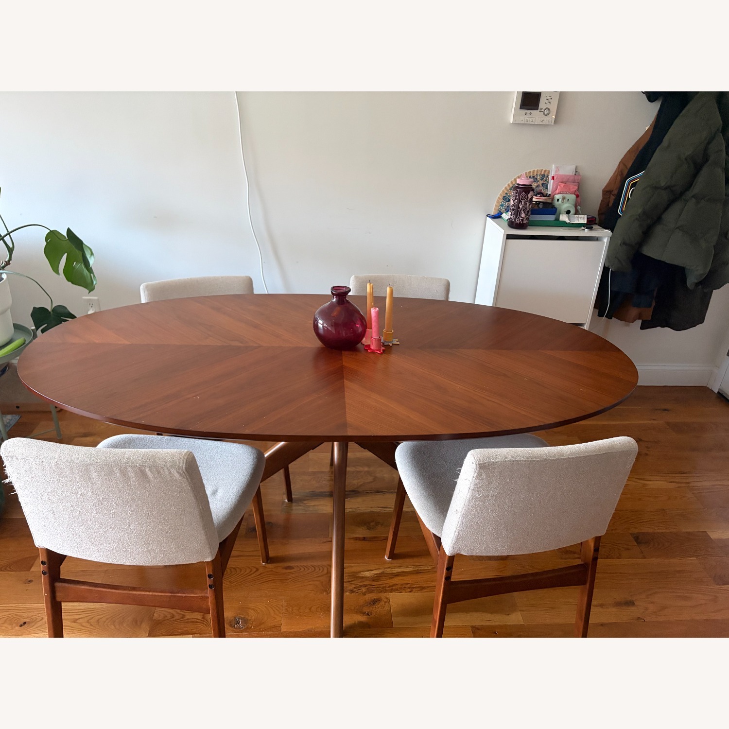 Castlery Dark Brown Brighton Oval Dining Table - image-1