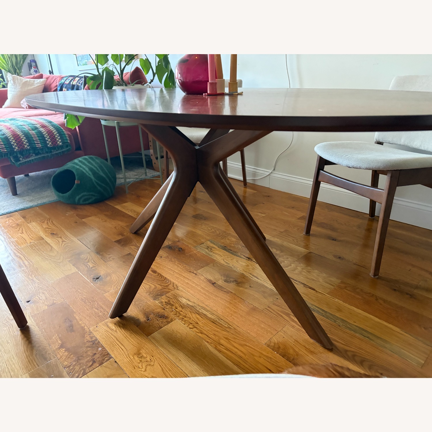 Castlery Dark Brown Brighton Oval Dining Table - image-4