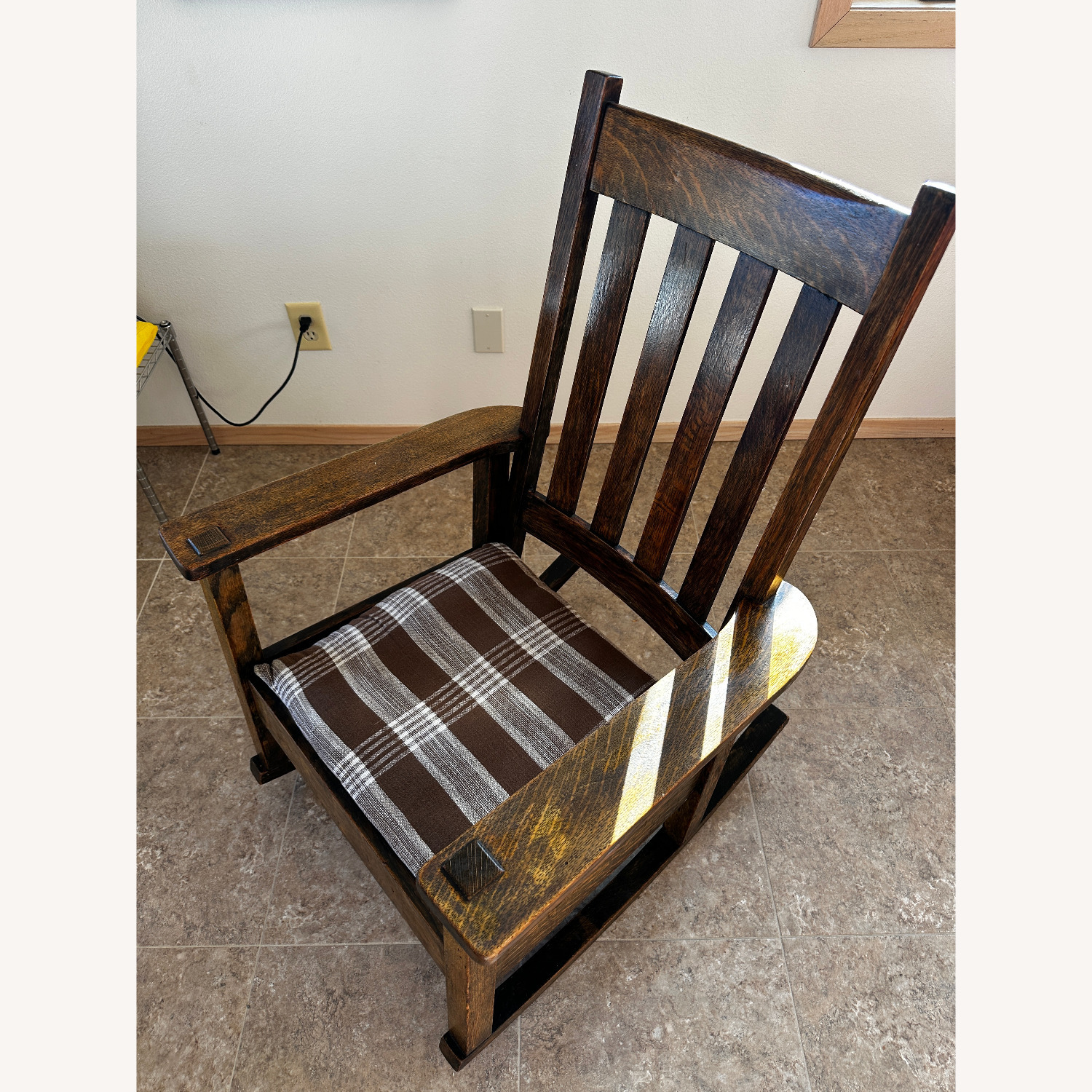 Stickley Brothers Furniture Dark Brown Armchair - image-2