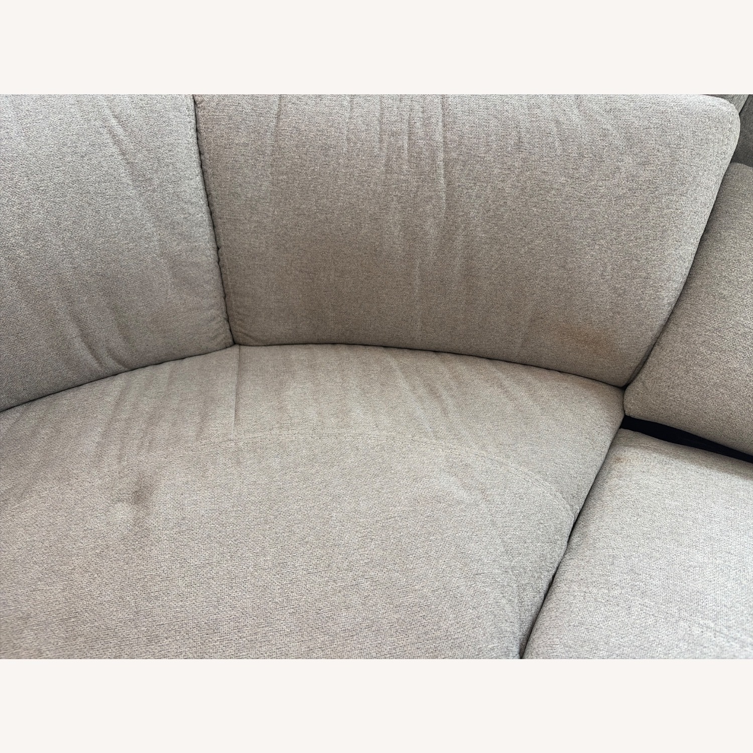 Natural Fabric 3+ Piece Sectional - image-3