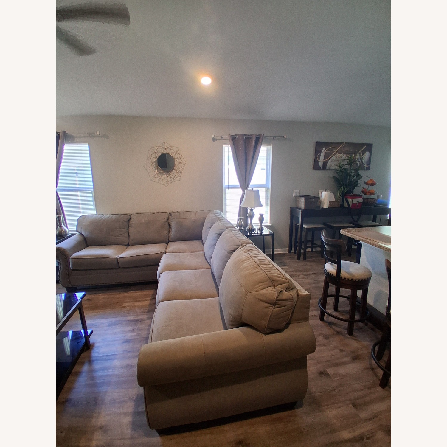 Ashley Home Store Grey Sectional - image-2