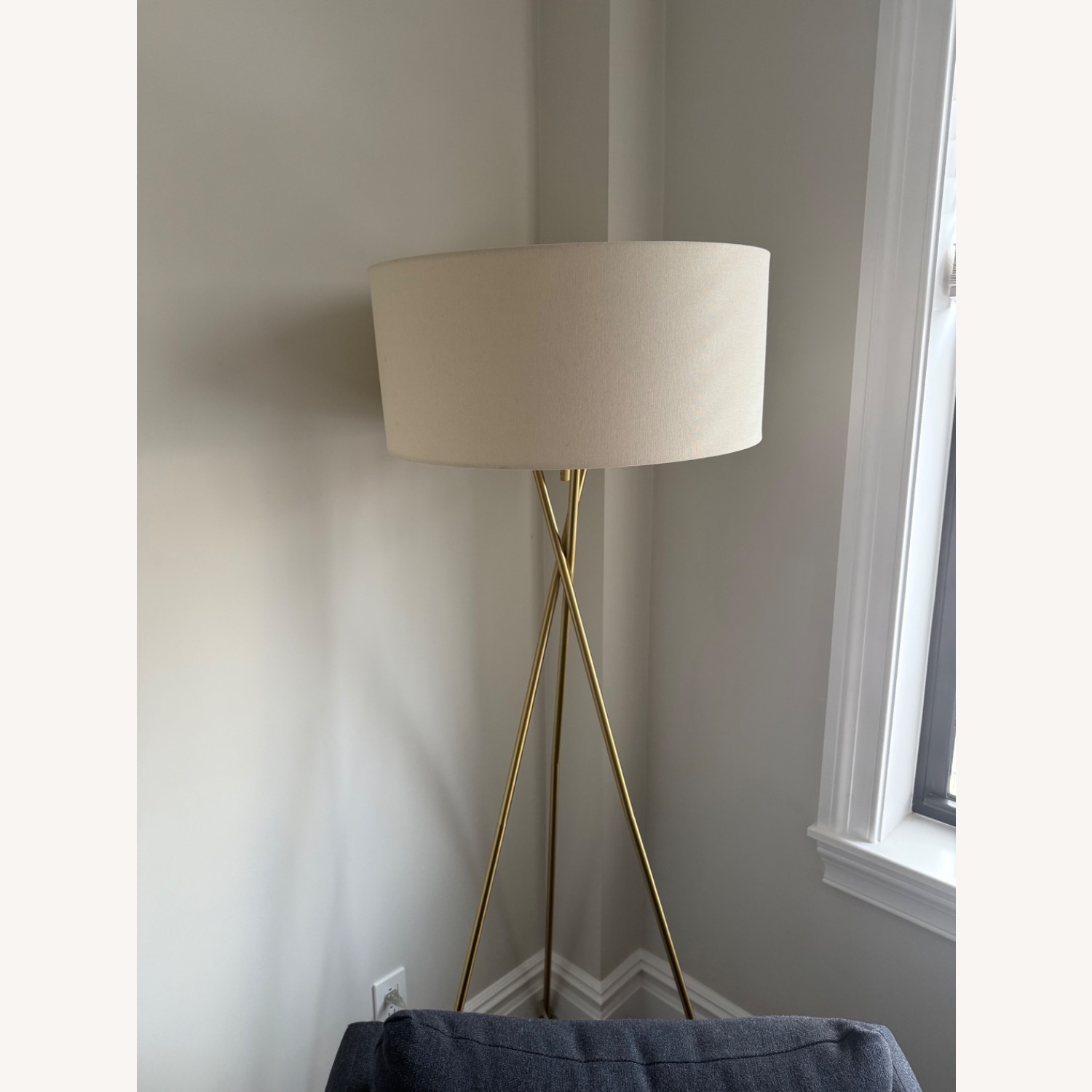 West Elm Mid-Century Tripod Floor Lamp (66") - image-2
