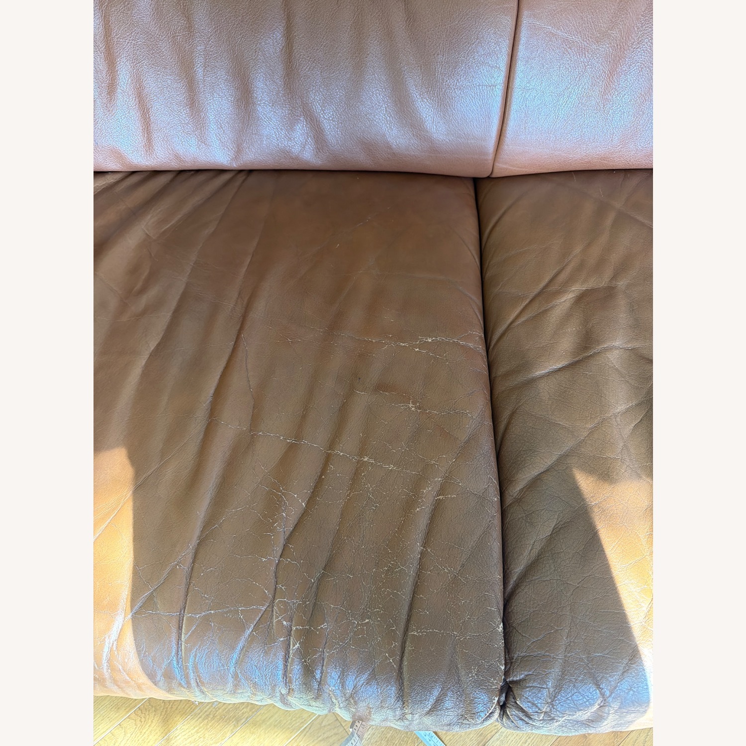 Scandinavian Designs Light Brown Loveseat - image-3