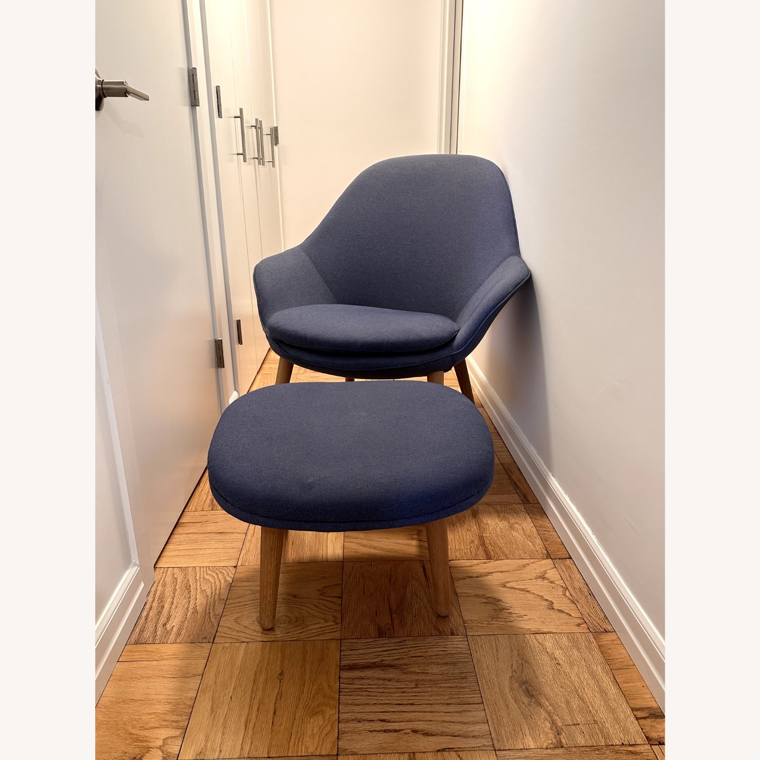 BoConcept Adelaide Blue Fabric Armchair - image-2