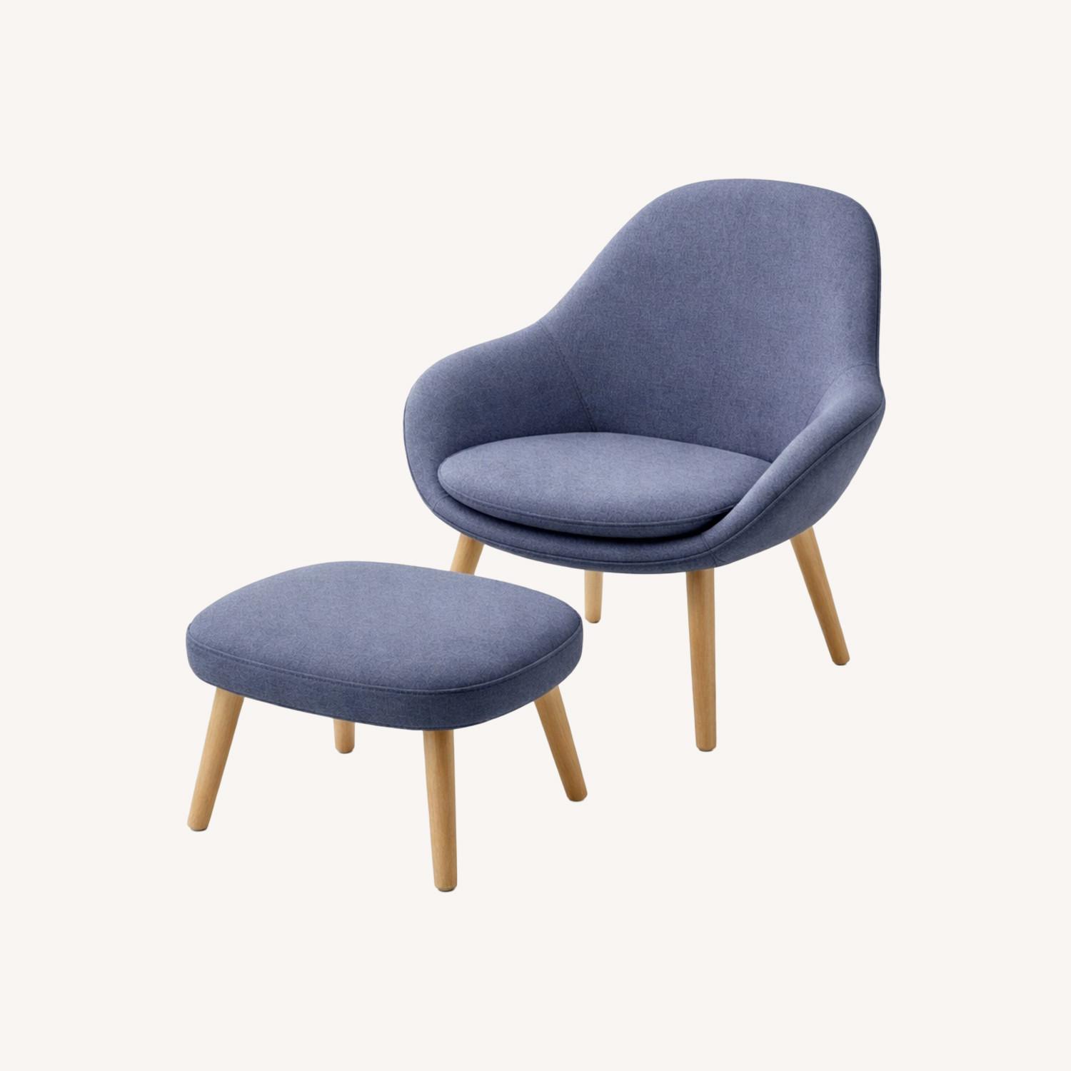 BoConcept Adelaide Blue Fabric Armchair - image-0