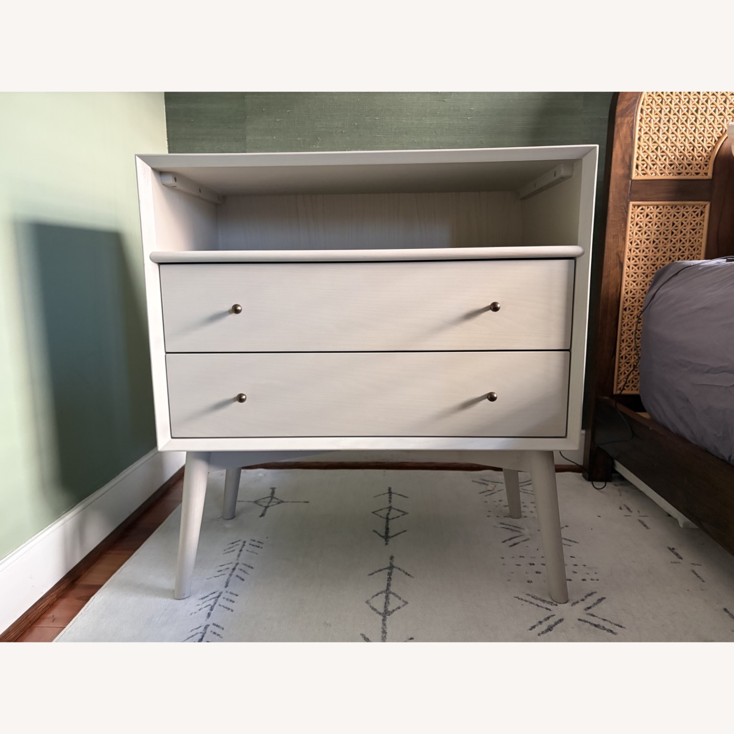 West Elm Mid Century Nightstand  - image-1